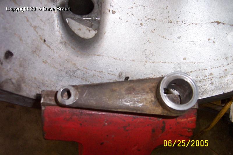 MGTD15470/Gearbox and Clutch/Clutch Refurbishment/Clutch release fork lever